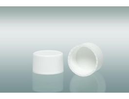 CAP 38-400 HDPE FM LNR PP WHT RIB CS1100