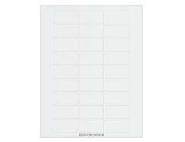 LABEL 2X1.125IN CRYO LASER SHEET WH