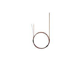Type T Economic Hollow Thermocouple Probe 6" L, 36" E x t 24 Awg .250 Dia, Grounded Junction