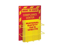 Right-To-Know Compliance Center With 1.5" SDS Binder