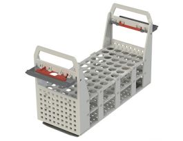 Test Tube Rack, Plastic, for 60 Tubes; 100 x 16/17 mm