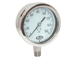 Industrial Pressure Gauge, 0 to 3000 psi
