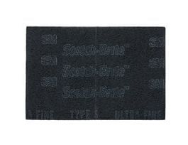 Scotch-Brite™ Hand Pad 7448 Pro, PO-HP, SiC Ultra Fine, Gray, 6 in x 9 in, 20/Carton, 60 ea/Case