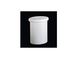 Cylindrical Tank with Cover, HDPE, 7-1/2 Gal.