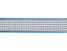 Numerical Wire Markers Permanent Adhesive Vinyl 0.75 in H Legend: 30, 1800 Total