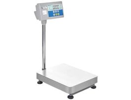 Industrial Bench Scale with Built-In Label Printer, 165lb/75kg, 11.8" x 15.7" Platform
