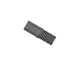 Compact Tubing End Fitting, Type S/P, 1/16"OD, 1/4"-28 UNF(M), gray PP; 10/pk