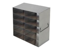 Upright Freezer Rack for Large 2" Boxes & 100-Cell Cryoboxes, 2 x 5 Array