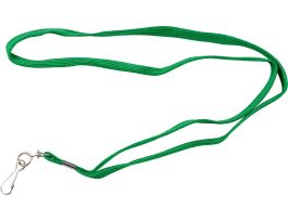 Green Lanyard, 0.375" W x 36" L