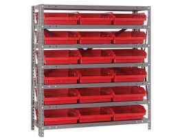 18IN X 36IN X 39IN 18 RED BINS 4IN BIN