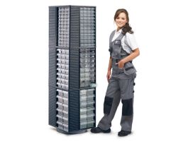 SPACEMISER GREY- HOLDS 12 550 CABINETS