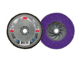 3M™ Flap Disc 769F, 60+, T27 Quick Change, 4-1/2 in x 5/8 in-11, 10 ea/Case
