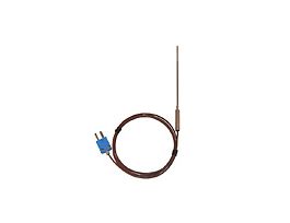 Hypodermic Thermocouple, 4" L/0.063" Dia, Grounded d; Type T