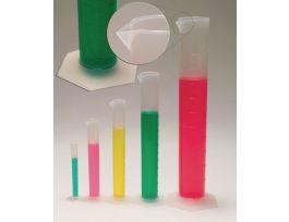 MEASURING CYLINDER HEX BASE PP 1000ML