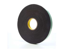 3M™ Double Coated Urethane Foam Tape 4056, Black, Variable Width x 36 yd, 62 mil