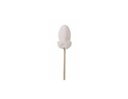 Cleanroom Swab, 0.66"L Knit Polyester Tip, PP Handle; 100/Pk