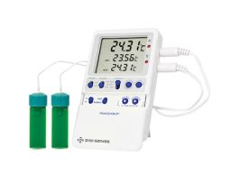 Traceable High-Accuracy Fridge/Freezer Thermometer with Calibration; 2 vaccine bottle probes