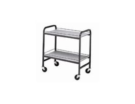 Chemical Utility Cart, 2 Shelf, 400 lb Cap