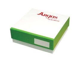 Cardboard Freezer Box, 5 x 5 x 2"; Green