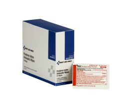 PVP IODINE WIPE 1-1/4X2-1/2IN 50 PER BOX
