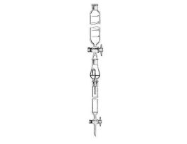 Chromatography Column Neutral Oil and Loss CHROMAFLEX Flask, 20 mL Apparatus