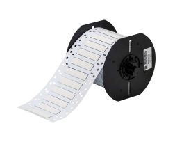 PermaSleeve Heat Shrink Wire and Cable Labels Single-sided for B33 Printers - 0.25" Dia x 2" White