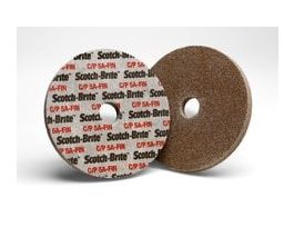 Scotch-Brite™ Cut and Polish Unitized Wheel, CP-UW, 5A Fine, 3 in x 1 in x 1/4 in, 10 ea/Case