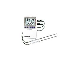 Traceable High-Accuracy Fridge/Freezer Thermometer with Calibration; 2 SS probes