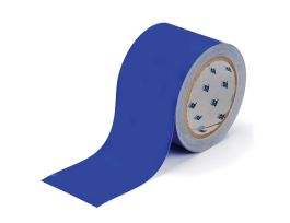 ToughStripe® Floor Marking Tape Roll -  Polyester, Solid Color, Blue, 2" x 100'