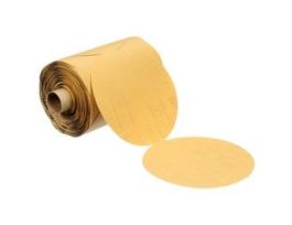 3M™ Stikit™ Paper Disc Roll 210U, P400 A-weight, 5 in x NH, Linered, Die 500X, 250 Discs/Roll, 4 Rolls/Case