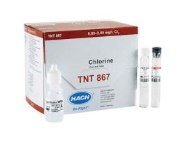 TNTplus Spectrophotometer Chemistry, Total and Free Chlorine, 0.05 to 2.00 mg/L Cl2; 24/PK