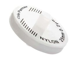 Nylon Chromatography Syringe Filter, 0.45um Pore, 33mm Dia, 50/Pk