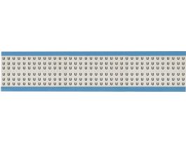 Alphabetical Acetate Cloth Upper Case Scored Wire Marking Cards, U 1800 Total