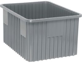GRAY DIVIDER GRID BOX 22.5INX17.5INX12IN