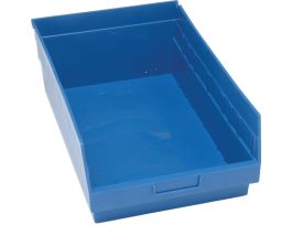 17 7/8INX 11 1/8INX 4IN SHELF BIN-BLUE
