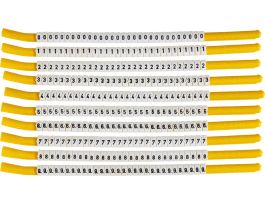 ClipSleeve Wire Markers Size 18 Nylon 10 AWG - 8 AWG, 0 to 9 Pack of 10 Each