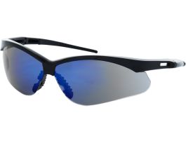 Wrecker Safety Glasses with Blue Mirror Lens