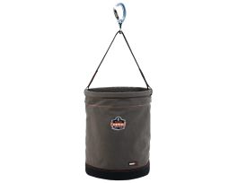 5945 Gray Swiveling Carabiner Canvas Hoist Bucket