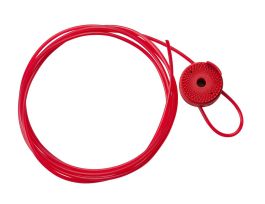Universal Valve Lockout Component - Cable Attachment with 8' Nylon Cable