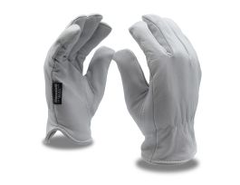 PREMIUM GRAIN GOATSKIN DRIVER, THINSULATE® LINED, SHIRRED ELASTIC BACK, KEYSTONE THUMB