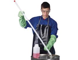 Fluid sampler, PTFE/FEP, gravity feed, vacuum button release, 60 cm x 32 mm; 150 mL