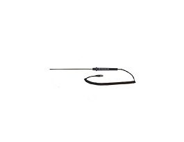 General Purpose RTD Probe, 100 Ohm, 5-ft Coil Cable; 18" L