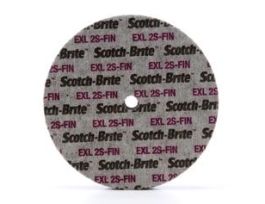 Scotch-Brite™ EXL Unitized Wheel, XL-UW, 2S Fine, 6 in x 1 in x 1-1/4 in, 2 ea/Case
