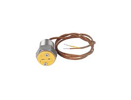 Type-K, 2-Wire Feedthrough, 1 / 2" NPT (M) Fitting, 48" PTFE Wire