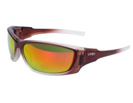 Uvex A1500 Matte Brown Frm, Red Mirror HC Lens