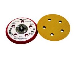 3M™ Hookit™ D/F Low Profile Backup Pad 05855, 5 in x 3/8 in 5/16- 24 External, 10 ea/Case