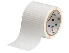 Harsh Environment Multi-Purpose Polyester Labels for 3" Core Printers - 0.125" x 1.5" White