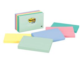 Post-it® Notes 655-AST, 3 in x 5 in (76 mm x 127 mm), Beachside Cafe Collection