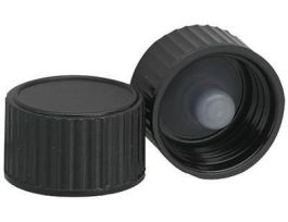 CAP BLACK PLSTC PE LINER CS100