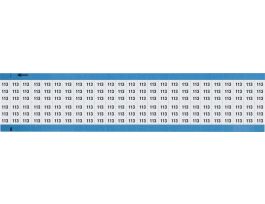 Numerical Wire Markers Repositionable Vinyl 0.75in H Legend: 113, 1250 Total